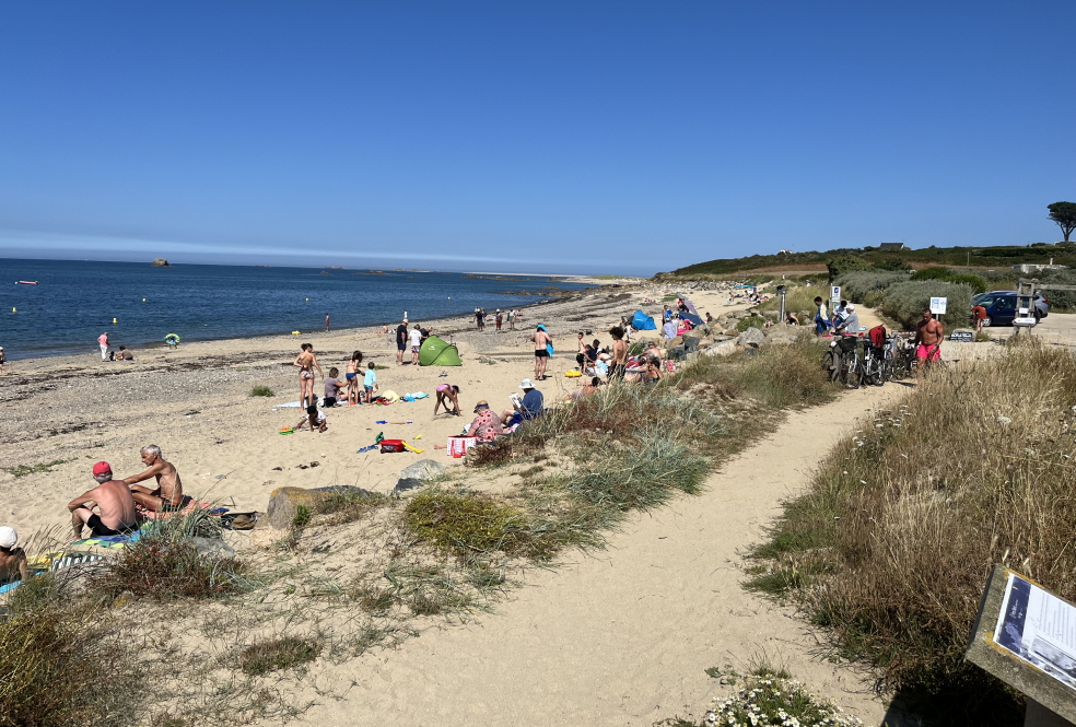 Plage de Pors Rand et activités en famille